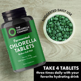 The Chlorella Company tablettes sans additifs, formule pure et légère.