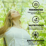 The Chlorella Company tablettes fermentées fournissent protéines végétales pour l'organisme.