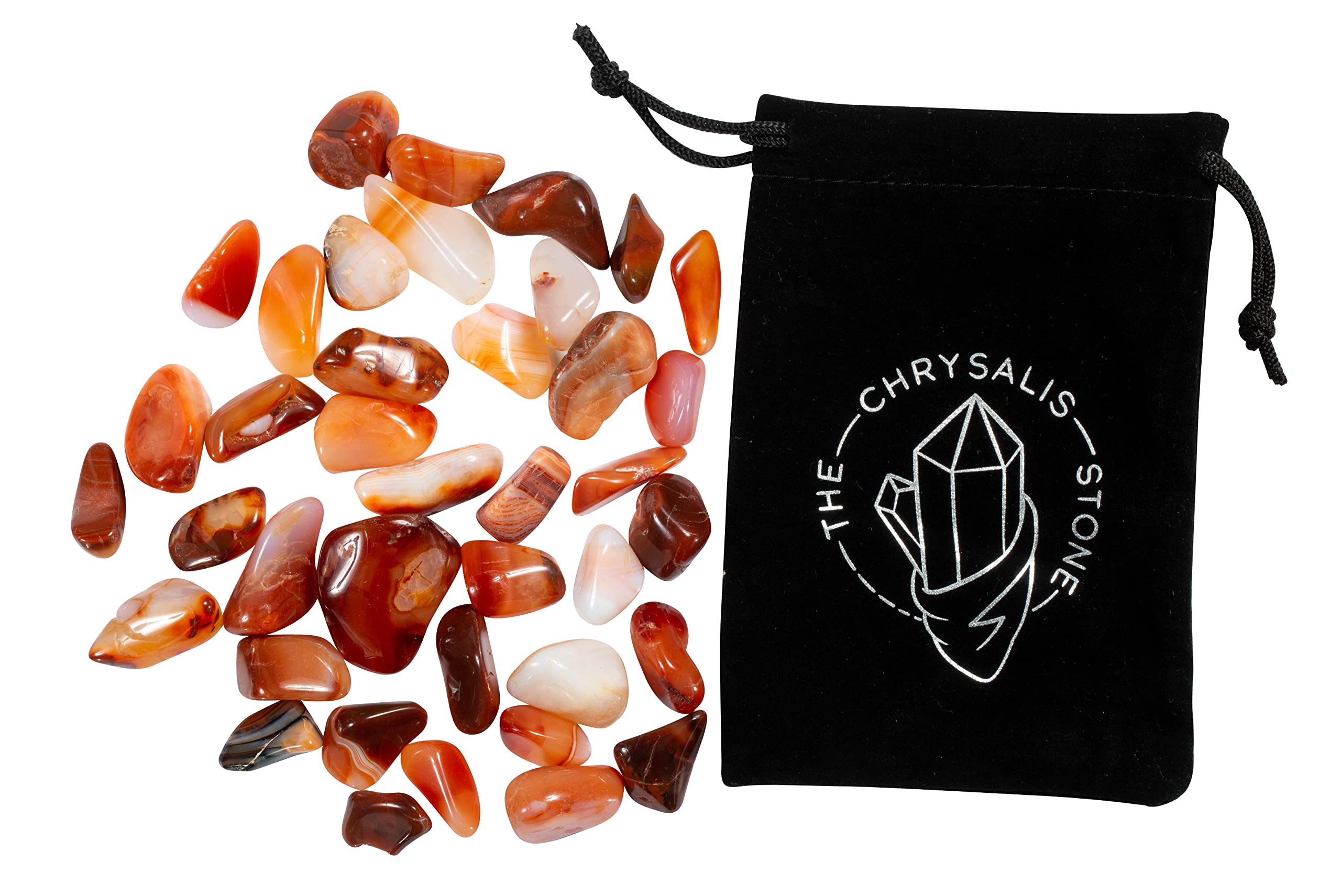 The Chrysalis Stone Carnelian – activation des chakras racine et sacré lors de séances spirituelles