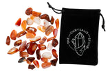 The Chrysalis Stone Carnelian – activation des chakras racine et sacré lors de séances spirituelles