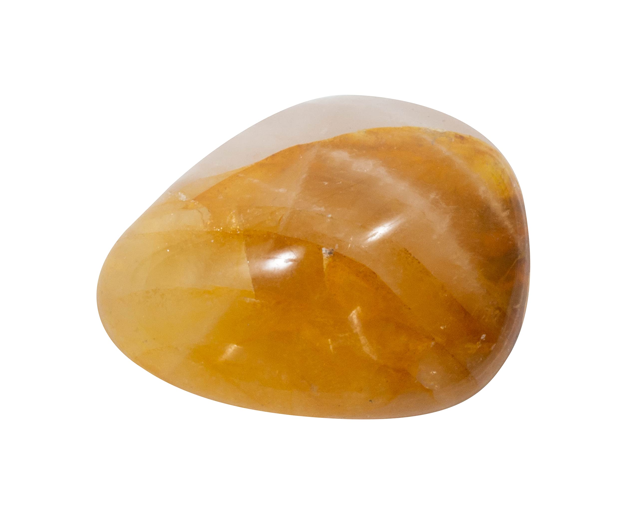 The Chrysalis Stone – pierres 0,5 à 1 pouce jaune naturel, texture satinée