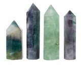 The Chrysalis Stone pointe fluorite vue trois: ambiance calme pour méditation et yoga