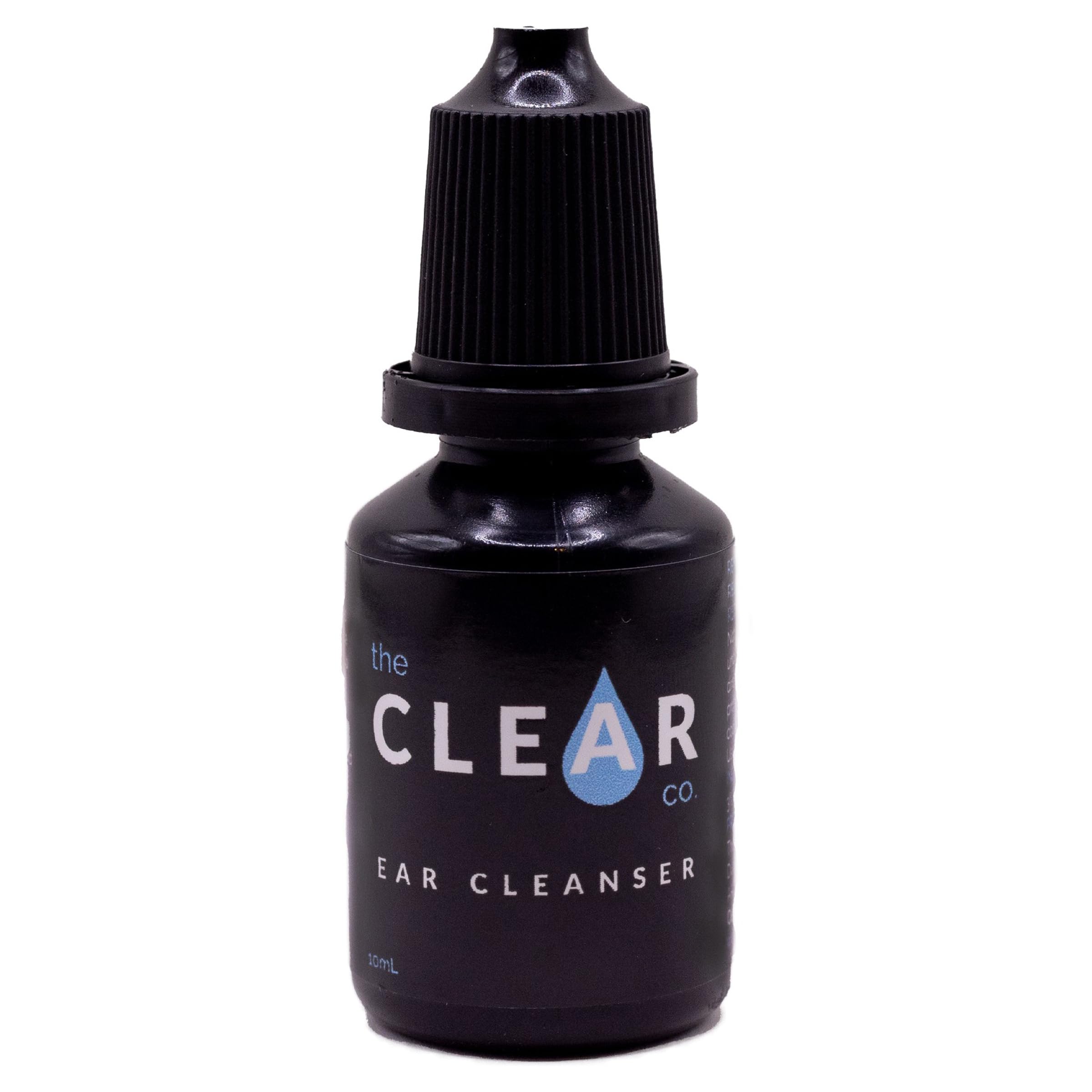 The Clear Co Ear Cleanser – Bouteille de gouttes idéale pour dissoudre l'excès de cire
