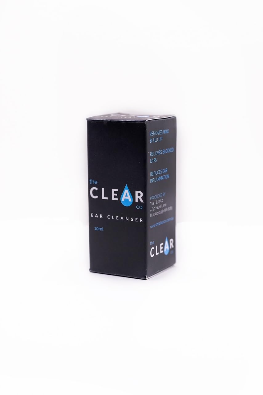 The Clear Co Ear Cleanser – Gouttes d'application pratique pour oreilles bouchées