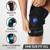 The Coldest Water: conception genou-ergonomique pour ajustement droit et gauche.