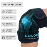 The Coldest Water: thérapie genou-chaud-froid pour un confort durable.
