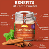 The Dirt – Poudre dentaire arôme cinnamint, sensation de fraîcheur naturelle.