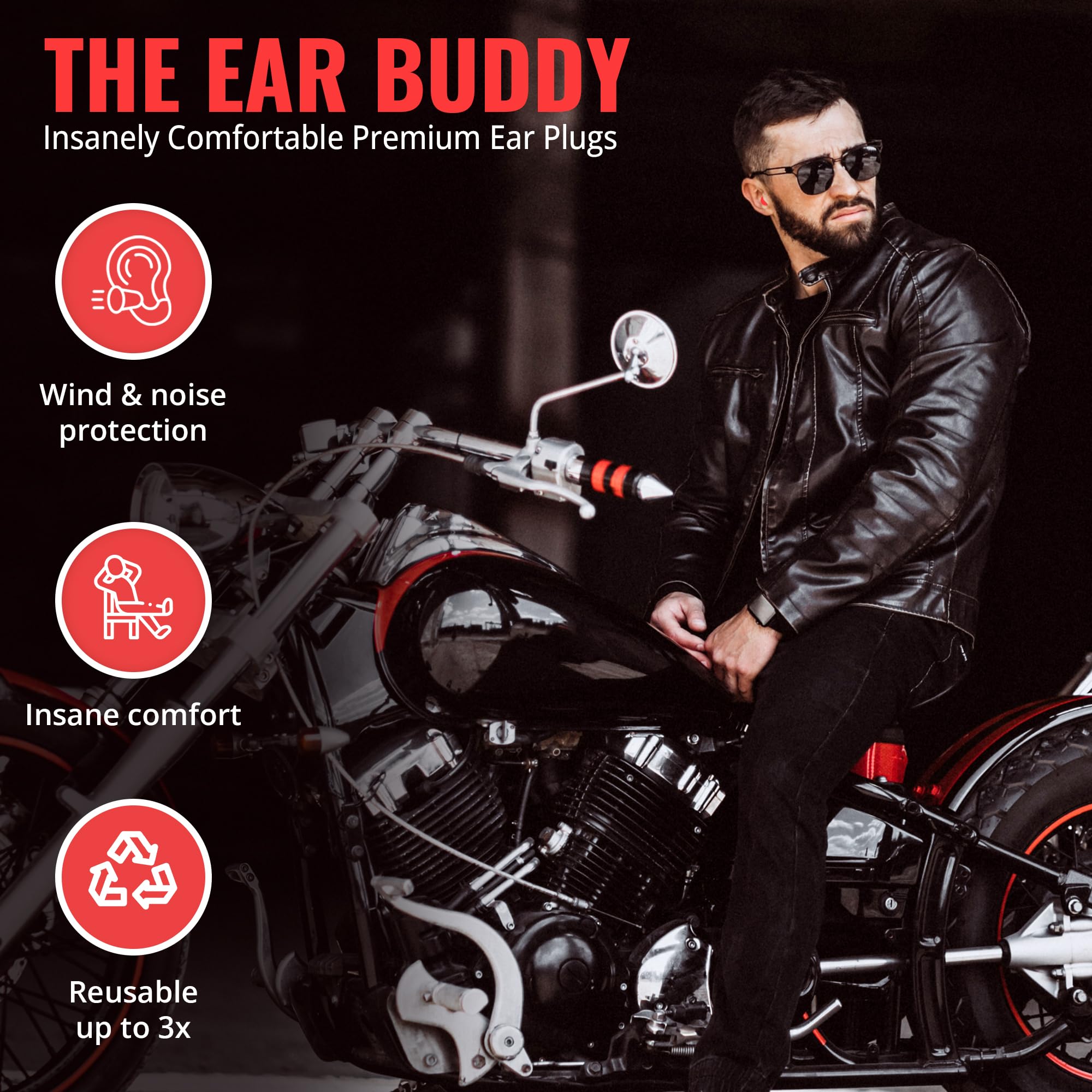 Les bouchons The Ear Buddy pour concerts et tir offrent écoute protégée.