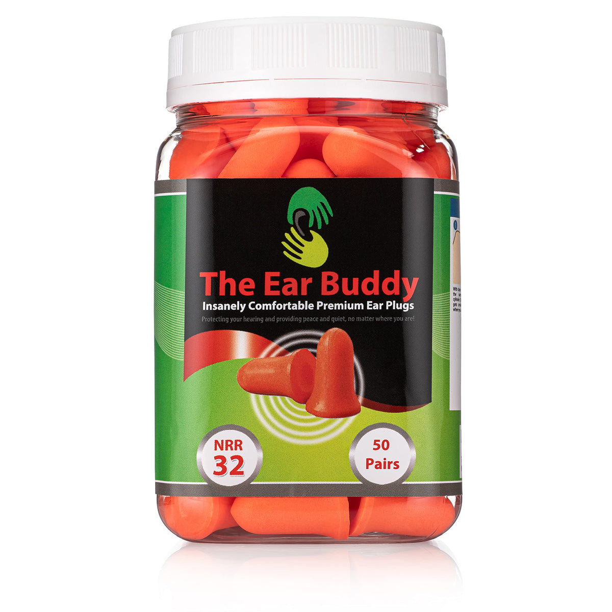 The Ear Buddy bouchons mousse sommeil offrant un confort nocturne.