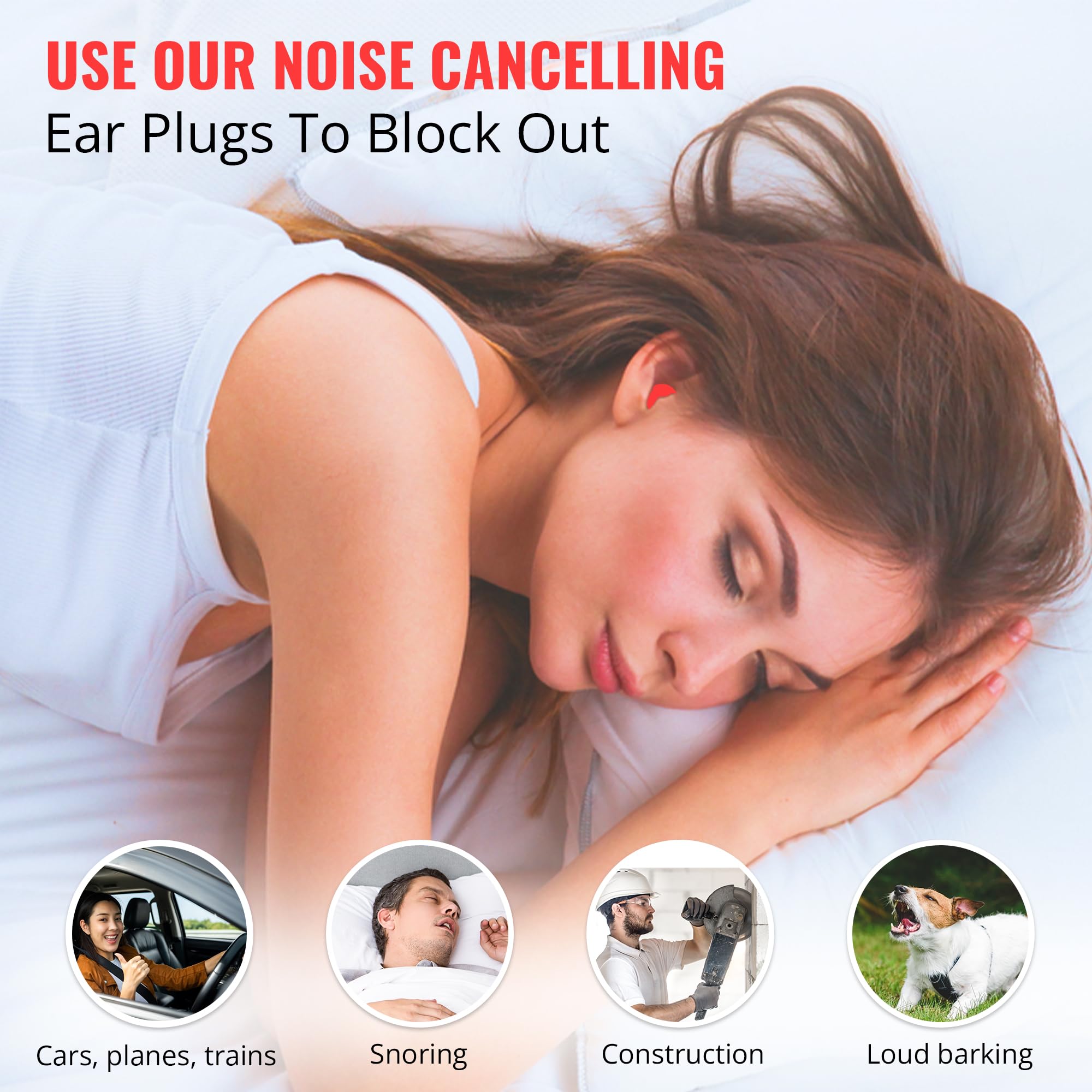 The Ear Buddy bouchons réduction bruit de 32 dB pour sécurité auditive.
