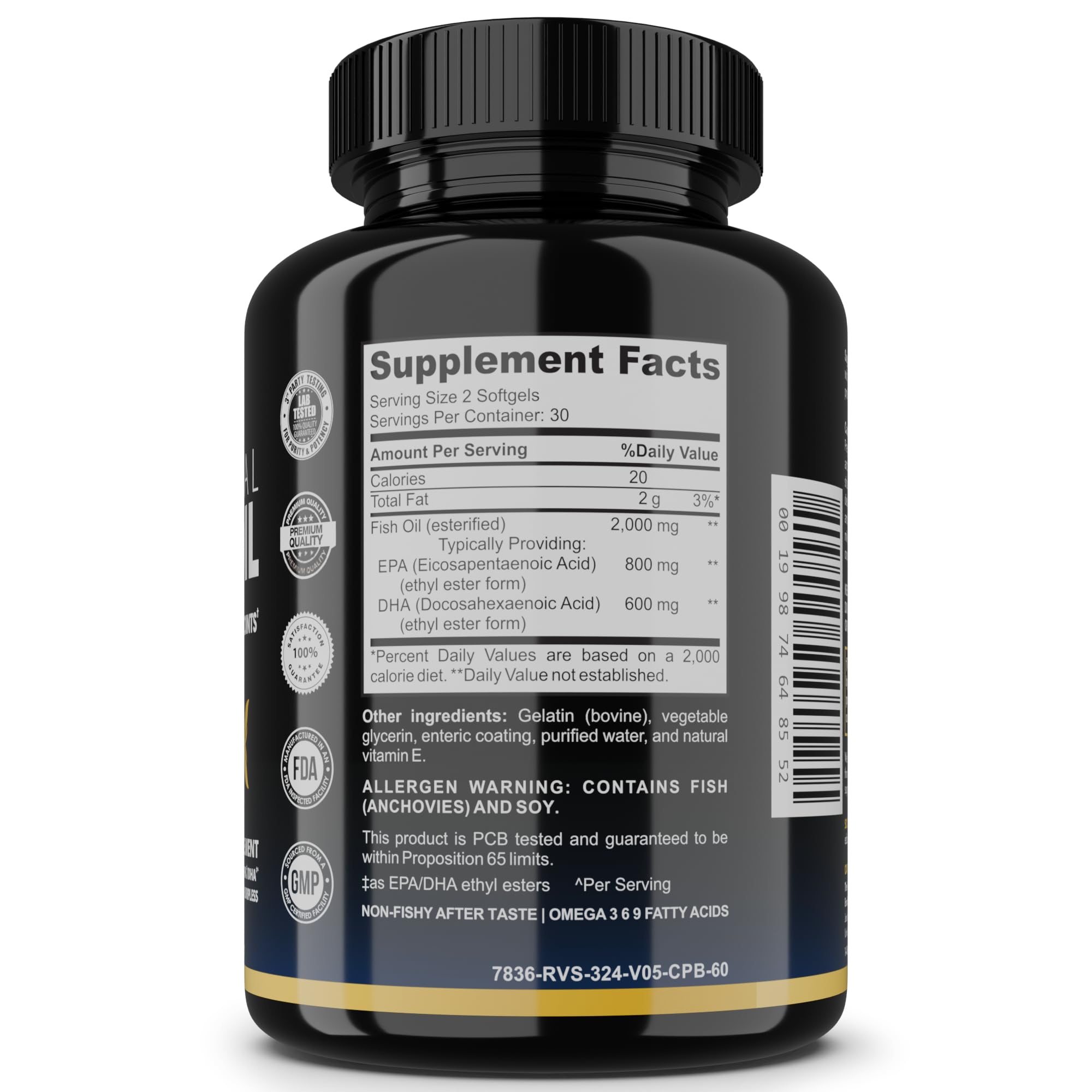 THE ENCLARE NUTRITION - Gélules oméga-3 faciles à prendre sans arrière-goût.