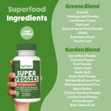 Étiquette Feel Great et emballage mettant les super-aliments.