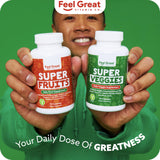 Feel Great – gélules en gros plan, soutien nutritionnel quotidien sans additifs.