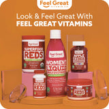 Routine de bien-être quotidienne avec The Feel Great Vitamin Company.
