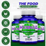 THE FOOD MOVEMENT CO. Moringa - Utilisation quotidienne simple pour mode de vie actif.