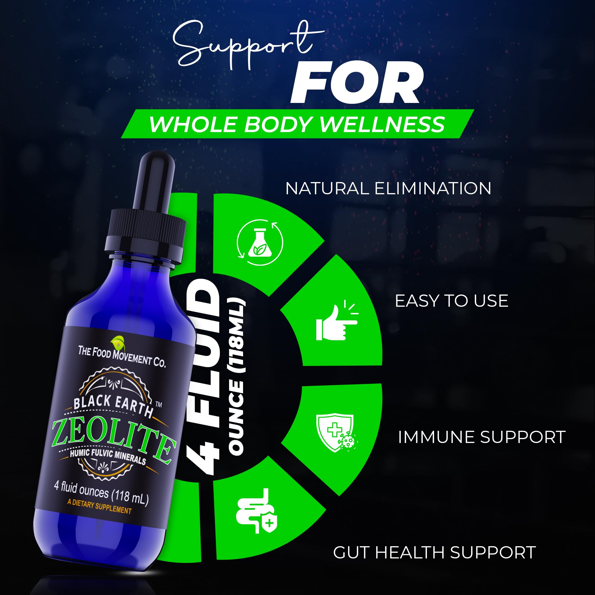 Zeolite Terre Noire de THE FOOD MOVEMENT CO – acide fulvique et humique