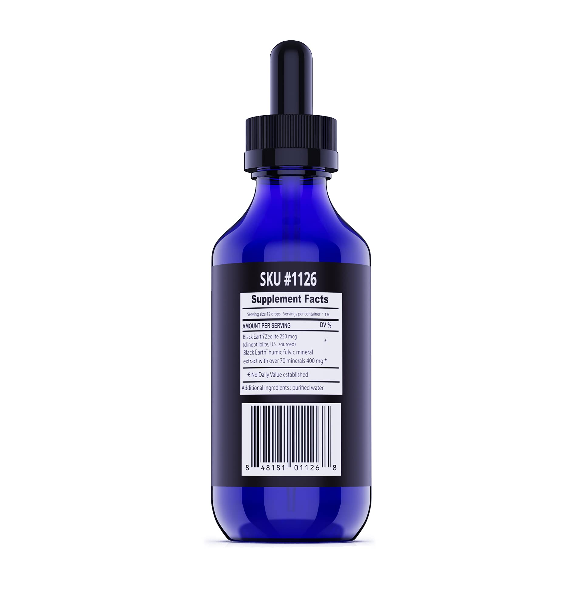 Zeolite Terre Noire de THE FOOD MOVEMENT CO – soutien potentiel du bien-être intestinal