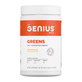 The Genius Brand Daily Superfood Greens bouteille d'ananas, hydratation et énergie