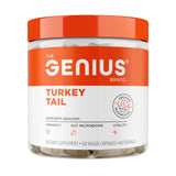 The Genius Brand Genius Turkey Tail, capsules - soutien immunitaire potentiel et énergie naturelle.