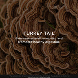 The Genius Brand Genius Turkey Tail - ingrédients naturels et champignons holistiques.
