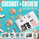 The GFB Bites sans gluten et vegan, non-GMO vérifié.