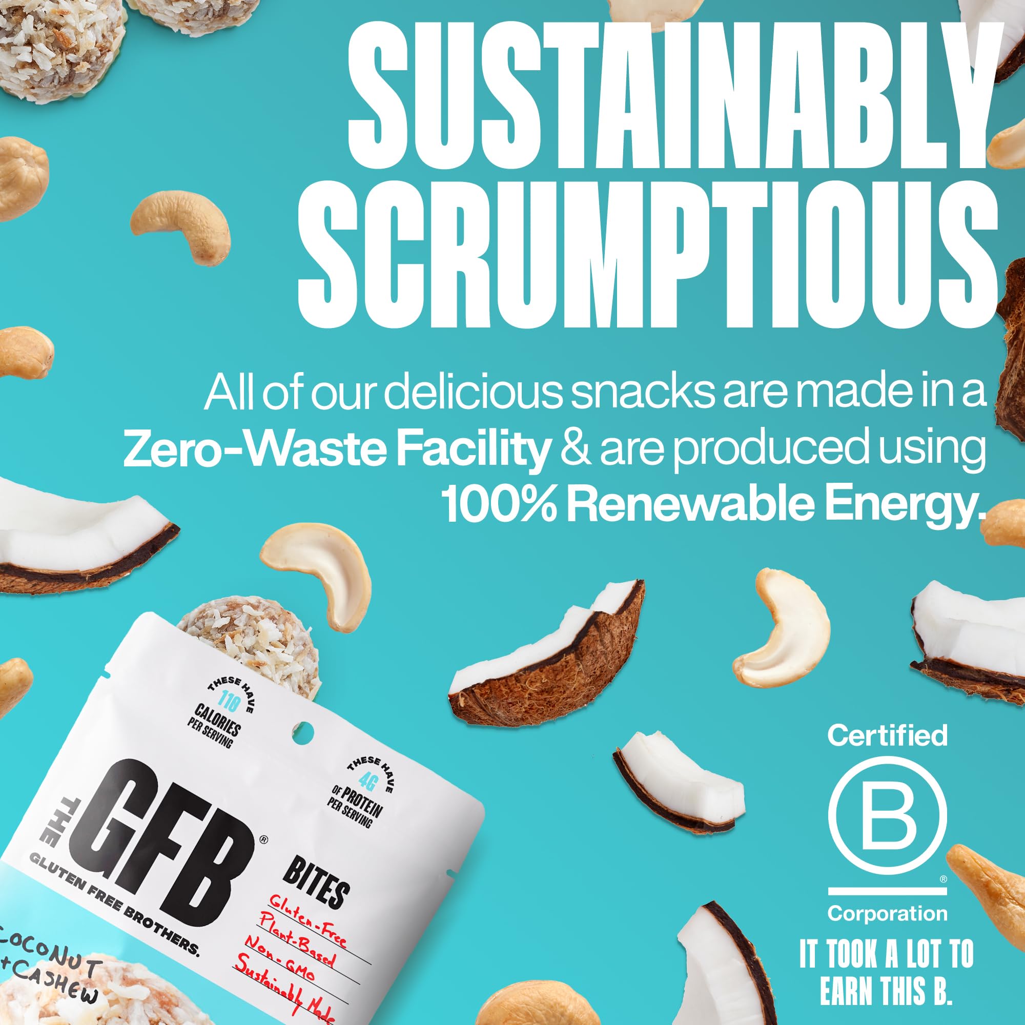 The GFB Bites portables, snack discret dans sac ou poche.