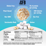Texture crémeuse et croustillante des boules coco-cashew GFB, parfaite comme snack