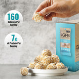 Boules-protéine coco-cashew GFB ingrédients principaux riches en protéines végétales