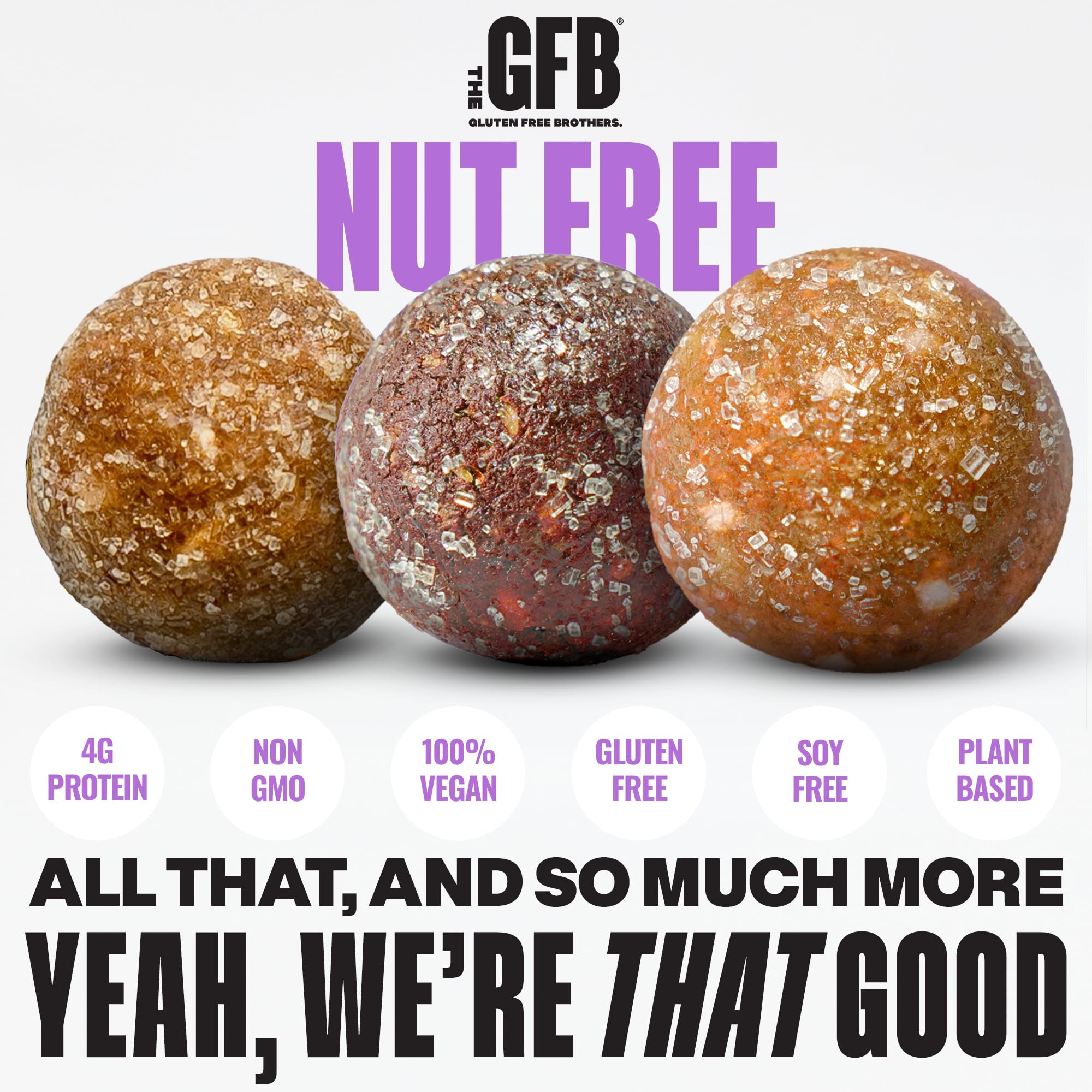 The GFB gâteau d’anniversaire – gros plan, saveur festive et sans gluten.