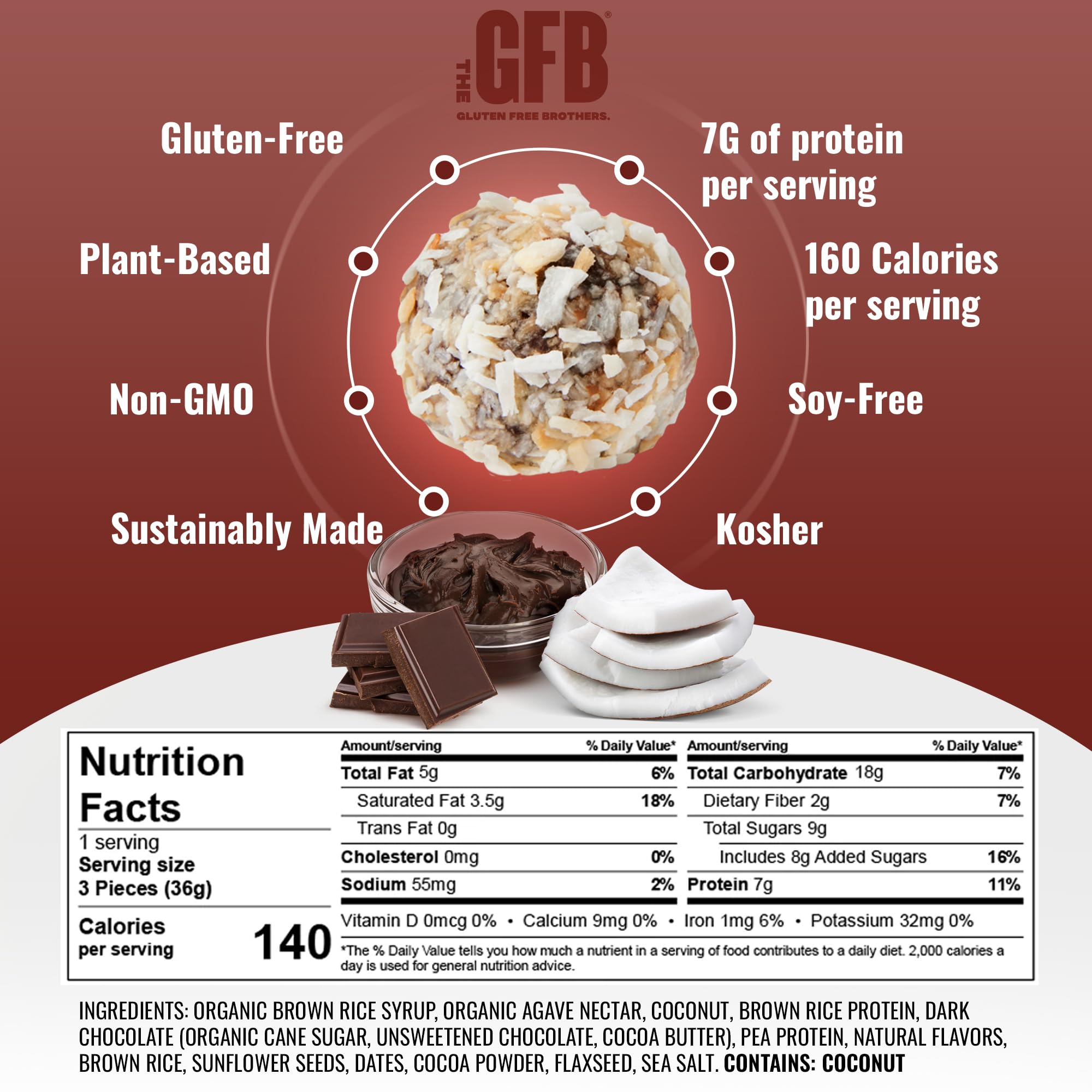 The GFB collations sans gluten, pratique pour votre journée.