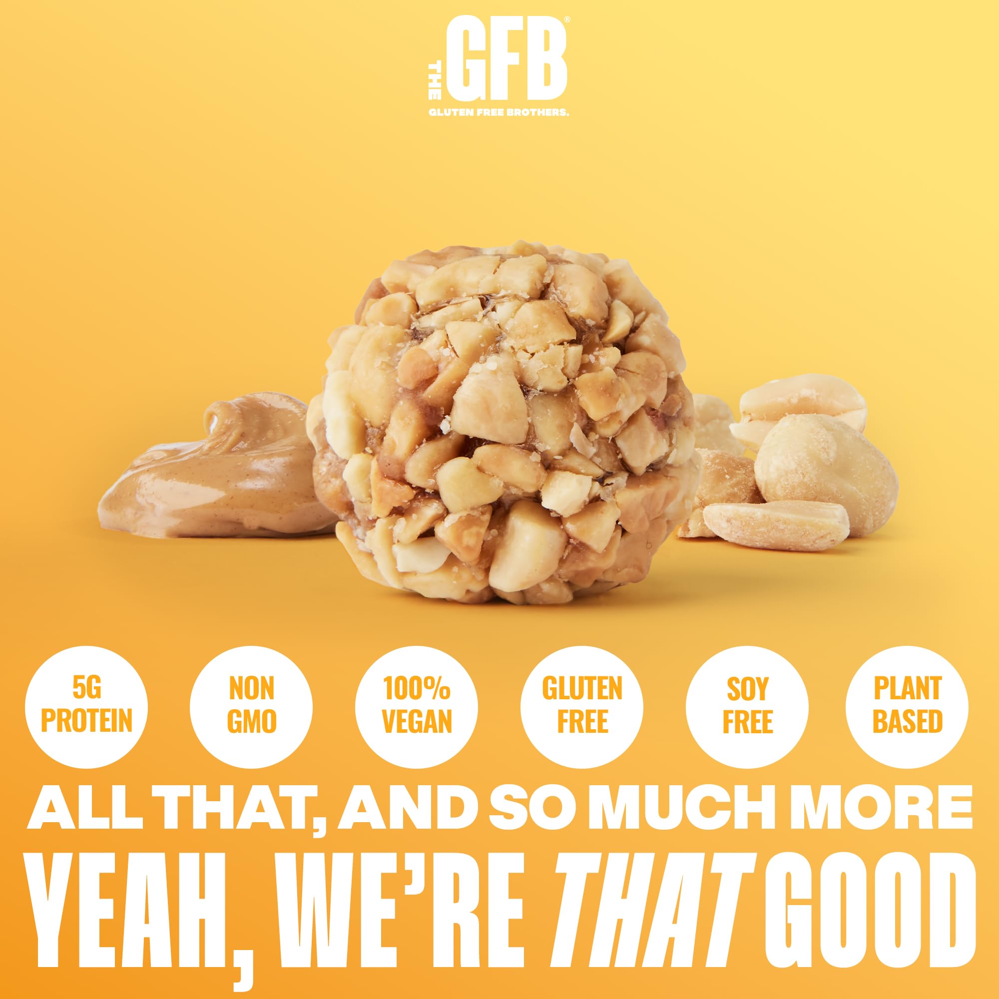 The GFB texture exterieure croustillante, bouchées riches en proteines pour l'effort quotidien.