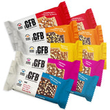 The GFB barres protéine Cranberry amande toastée, énergie pratique en déplacement.