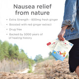 Etiquette propre Ginger Rescue sans artificiels et sans OGM