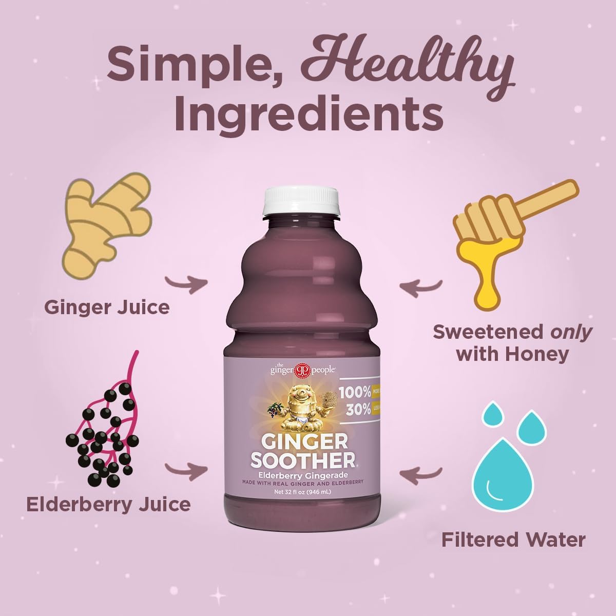 The Ginger People Ginger Soother Sureau Gingerade, usage quotidien avec saveur naturelle et simple.