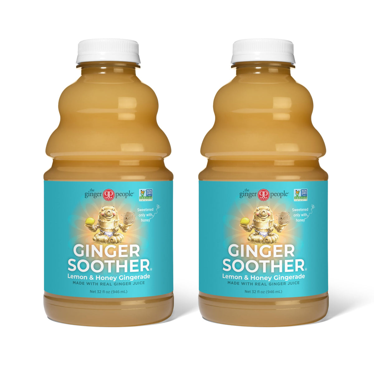 The Ginger People Gingerade – Bouteille 32onces pratique à emporter pour le quotidien digestif.