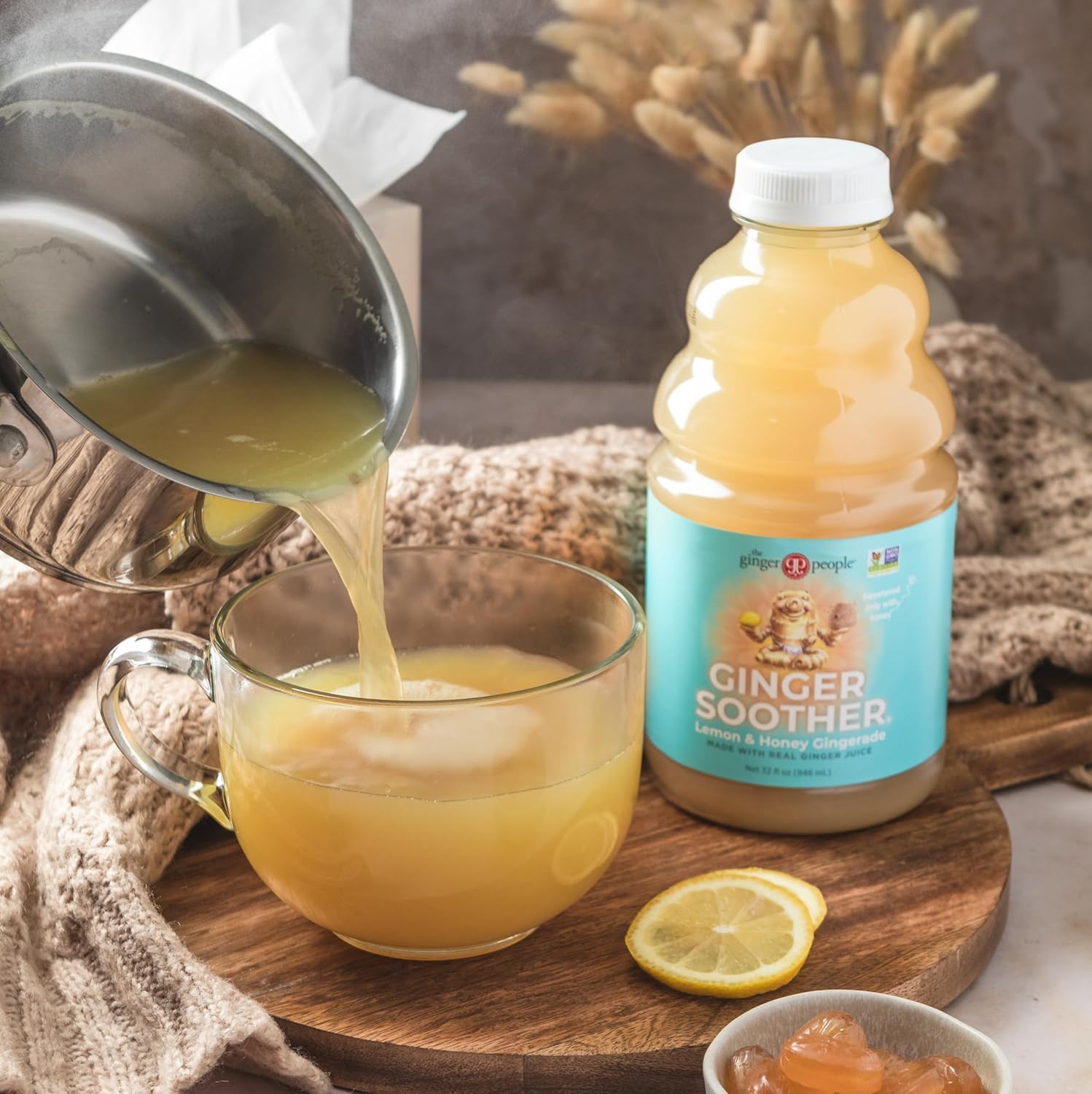 The Ginger People Gingerade – À servir chaud ou froid, boisson polyvalente.