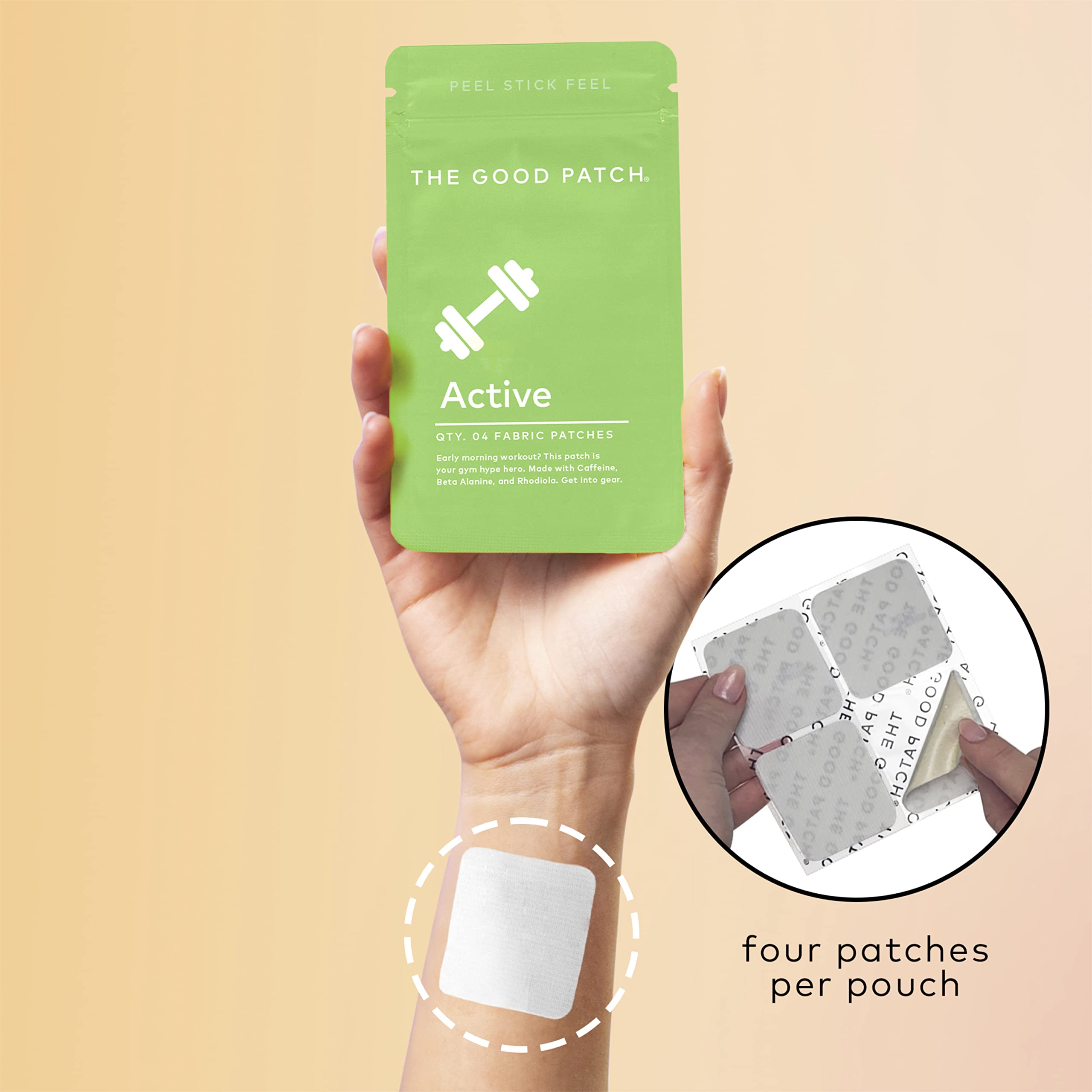 The Good Patch Active Patch beta-alanine: peut aider a soutenir l endurance legere