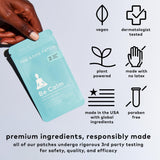 The Good Patch Be Calm Patch – extraits végétaux hemp, ashwagandha et passionflower pour le bien-être.