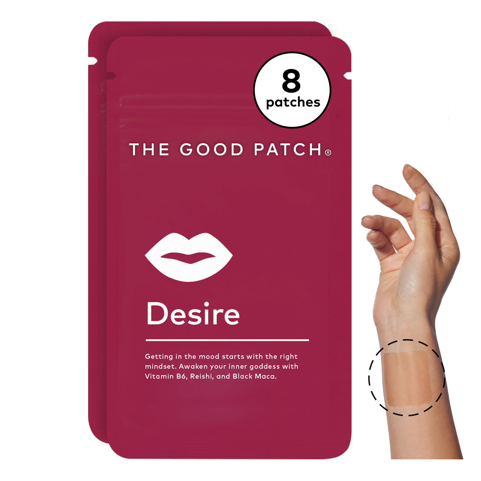 Patch Desire The Good Patch prêt à l'emploi pour une application simple et discrète.