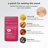 The Good Patch Desire emballage refermable pour un usage pratique