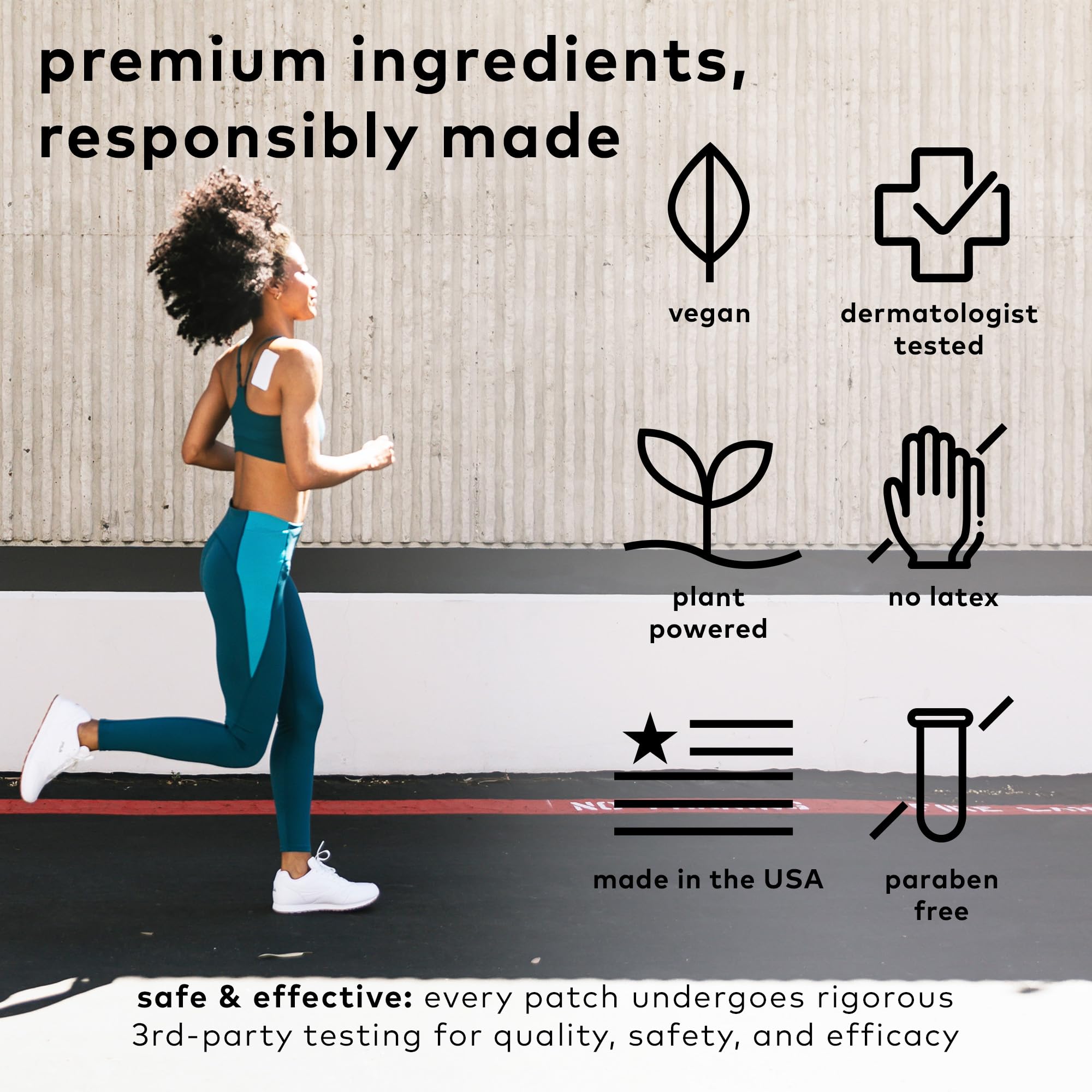 The Good Patch pansement bras – soutien lors des mouvements quotidiens