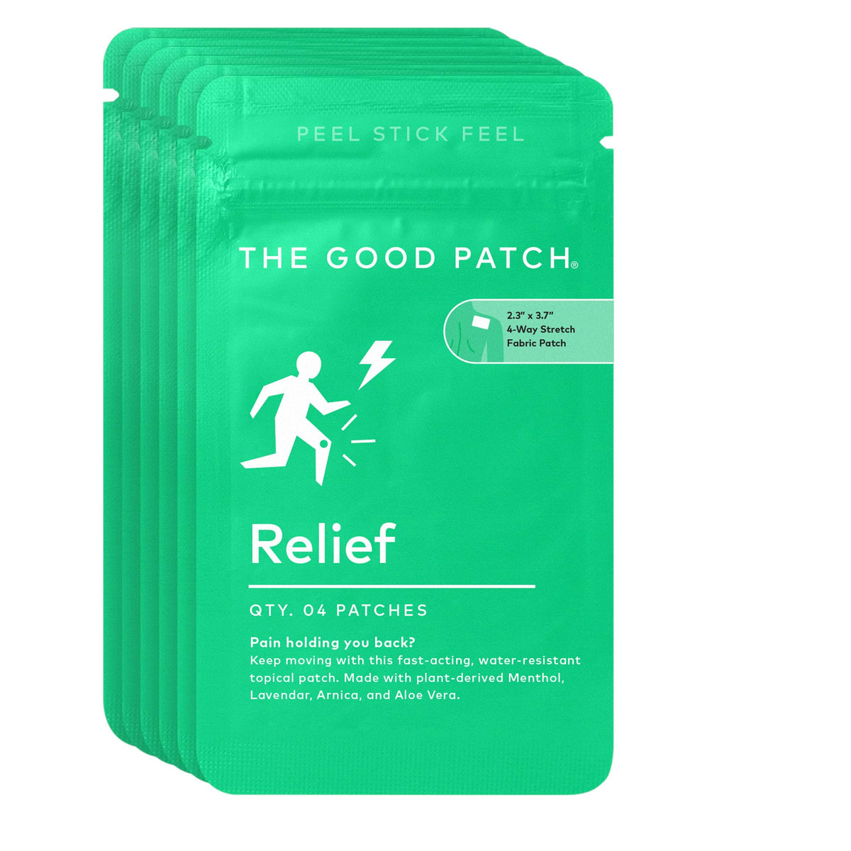 The Good Patch pansement soulagement menthol lavande pour muscles
