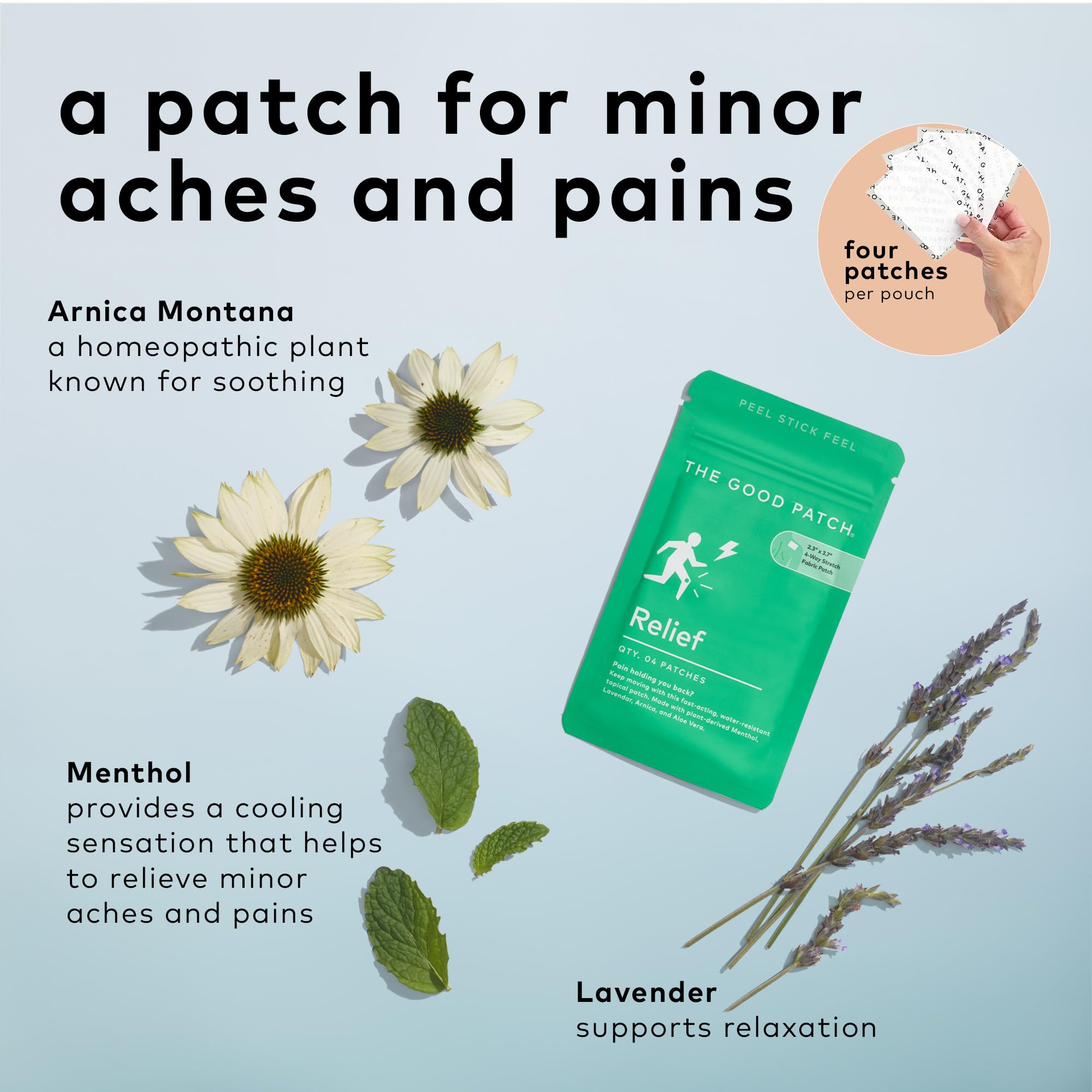 The Good Patch pansement tissu imperméable – adhérence fiable