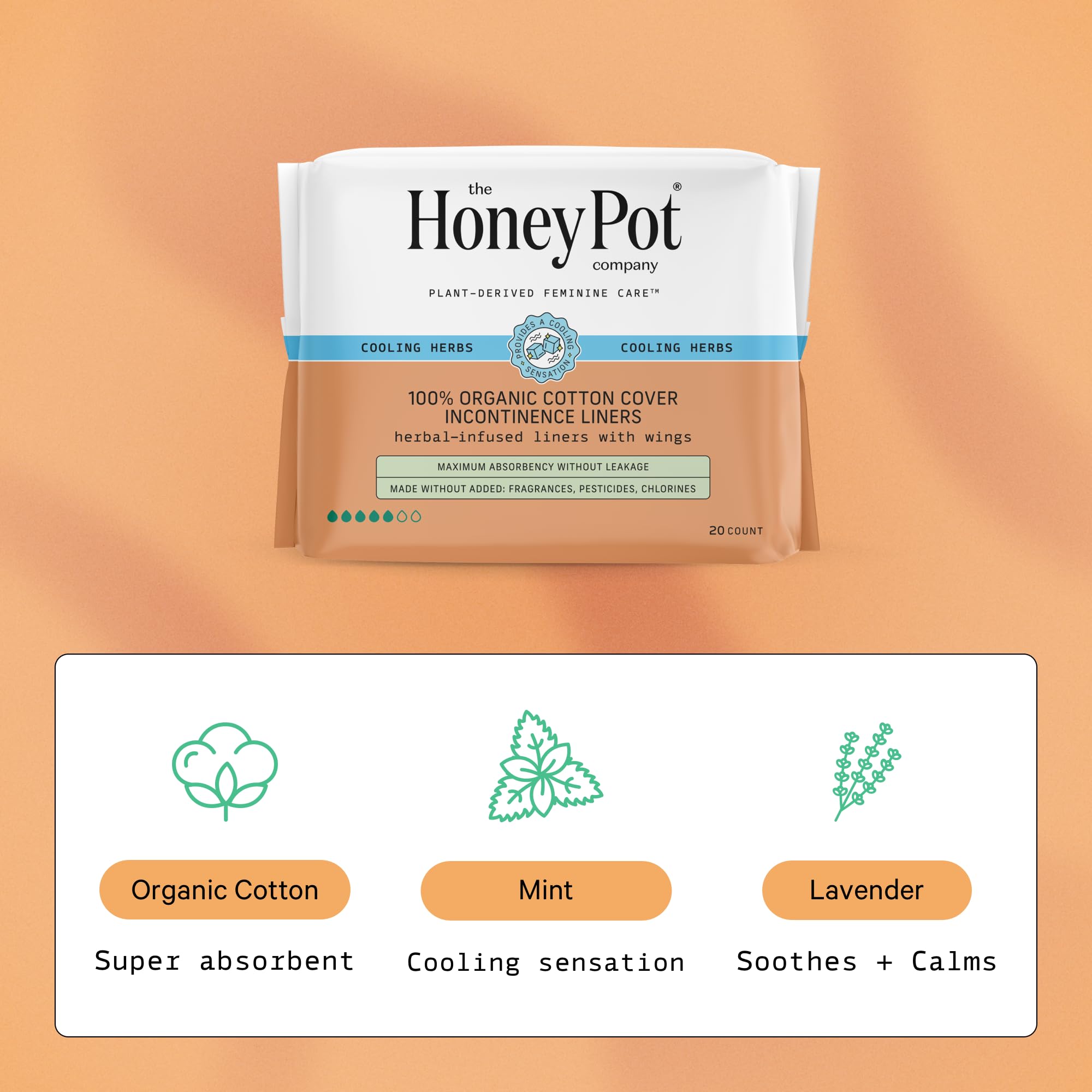 The Honey Pot Company huiles essentielles lavande menthe rose fraîcheur durable