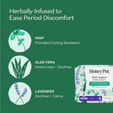 Infusions d’huiles essentielles apportant sensation rafraîchissante pendant le flux