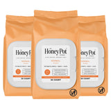 The Honey Pot Company lingettes féminines, emballage souple et pratique, pour emporter.