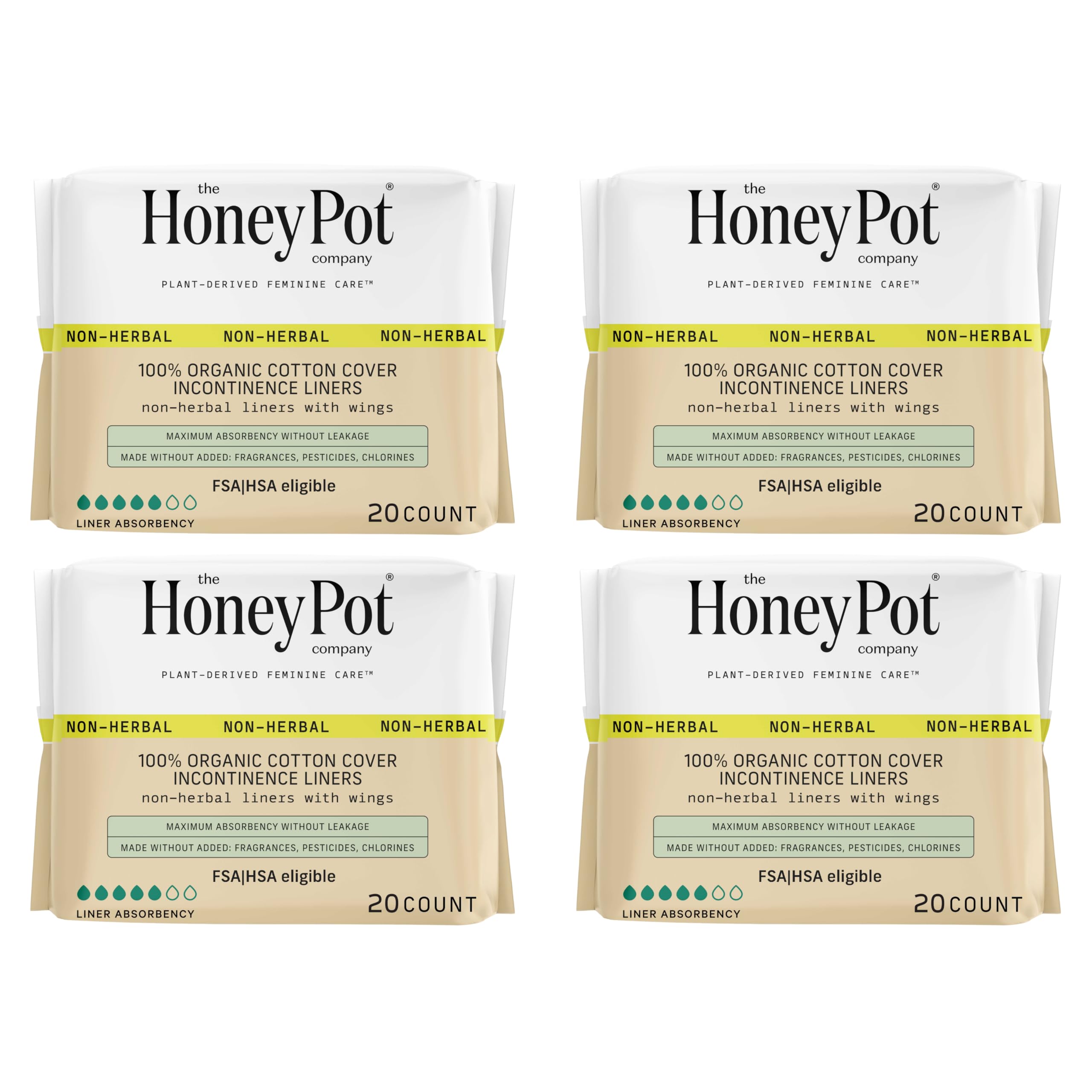 The Honey Pot Company protections avec ailes pour maintien discret toute la journée
