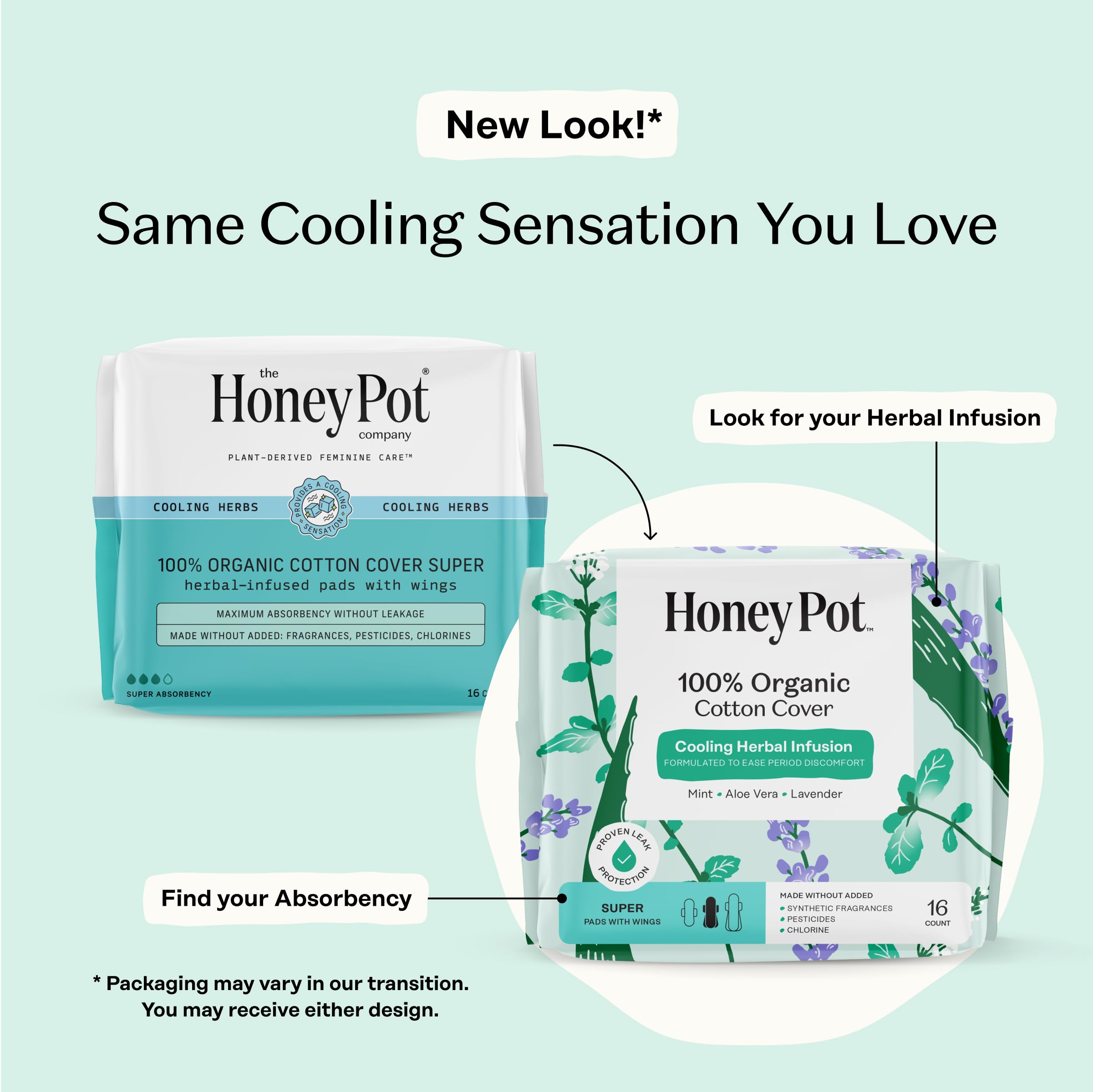 The Honey Pot Company serviettes-herbes-absorption-noyau: absorption élevée et sécurité