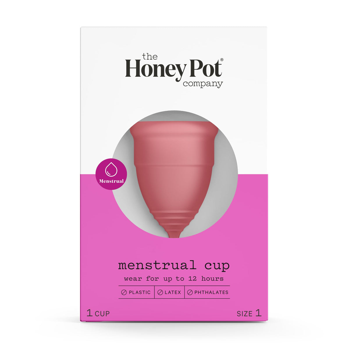 The Honey Pot - coupe menstruelle en silicone médical, protection durable réutilisable