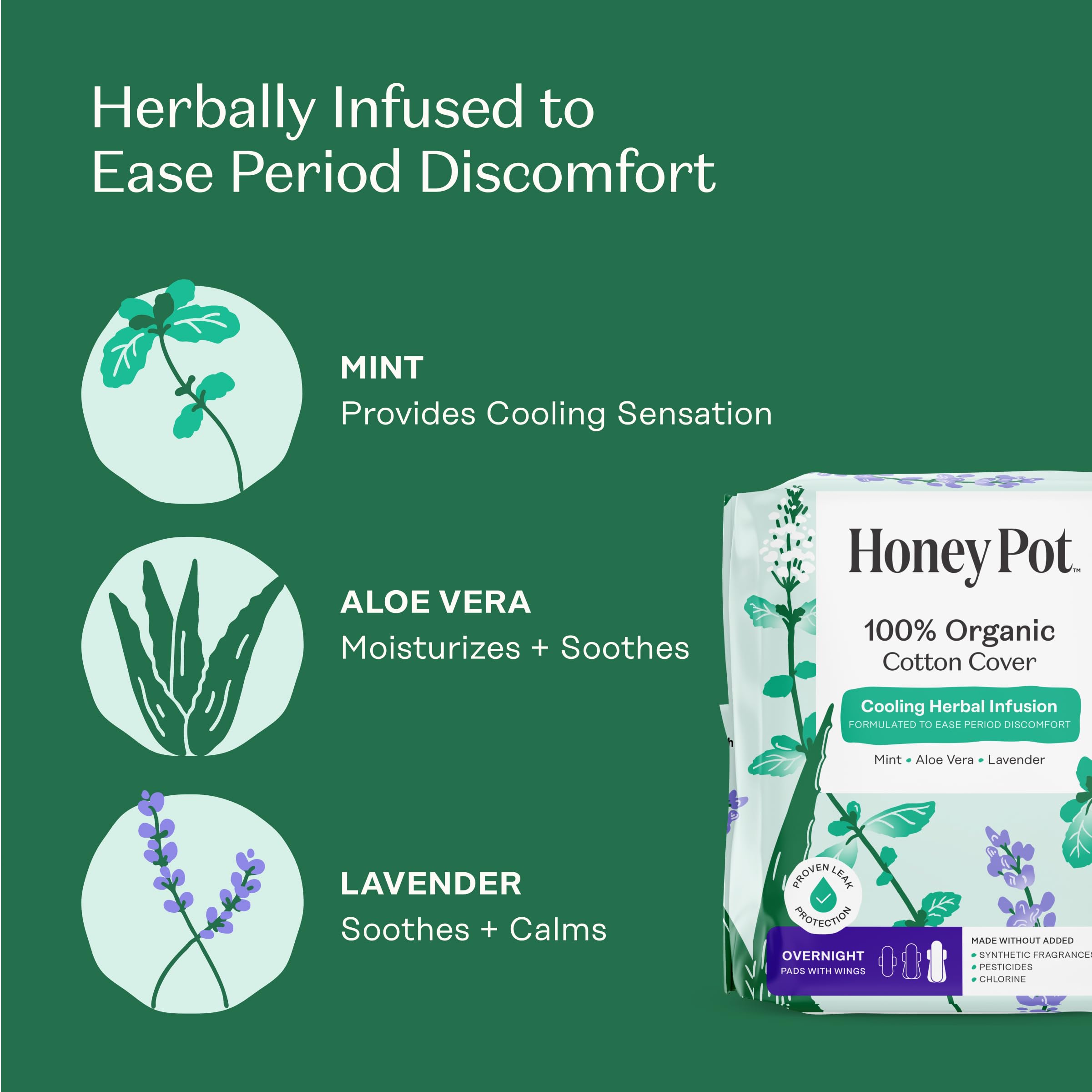 The Honey Pot Compagnie - infusion lavande, rose et menthe pour une sensation apaisante